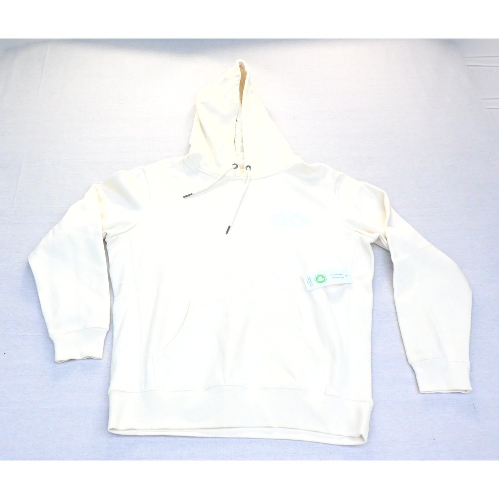 Forbes Under 30 Unisex M NWT Organic Cotton Hoodie Cream Decade of Disruption